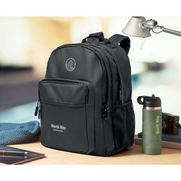 Mochila para portátil RPET 300D VALLEY BACKPACK - Imagen 7
