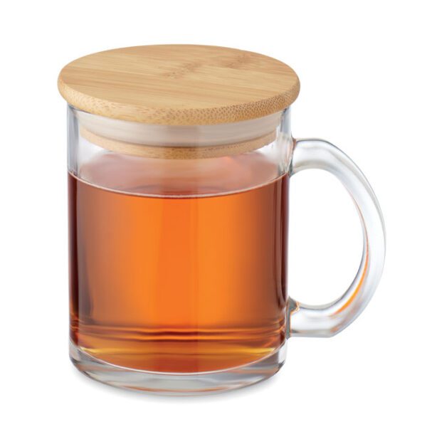 Taza de vidrio reciclado 300 ml CELESTIAL - Imagen 4