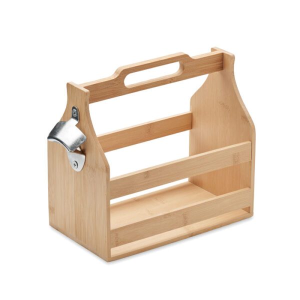 Caja de bambú para 6 cervezas CABAS - Imagen 2