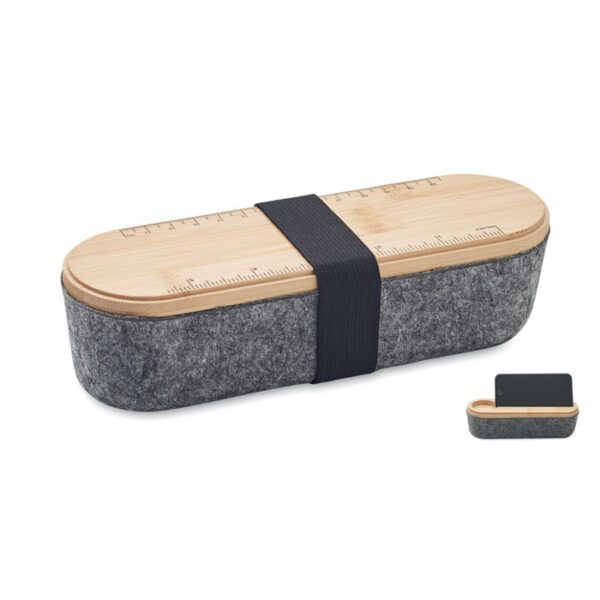 Estuche fieltro RPET con tapa MILE - Imagen 2