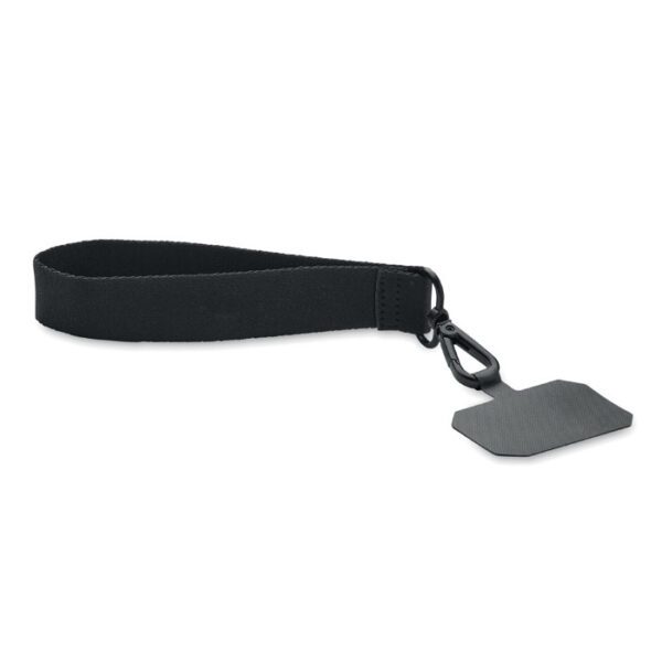 Lanyard teléfono de poliéster CELESTE