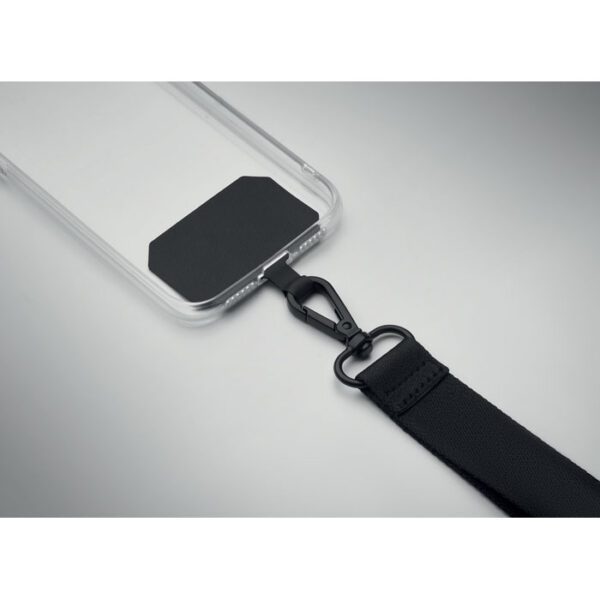 Lanyard teléfono de poliéster CELESTE - Imagen 6
