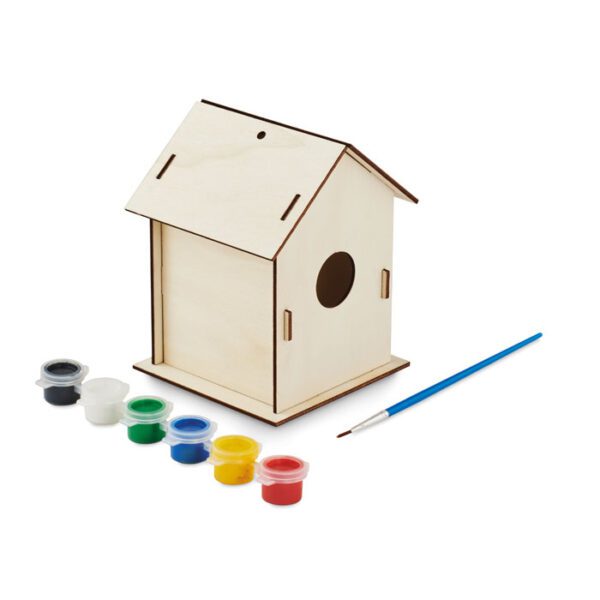 Kit pajarera de madera DIY PAINTHOUSE - Imagen 2