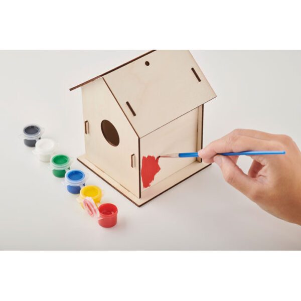 Kit pajarera de madera DIY PAINTHOUSE - Imagen 8
