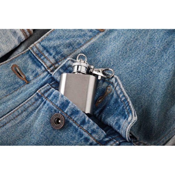 Llavero petaca Hipflask acero HIPPY - Imagen 5