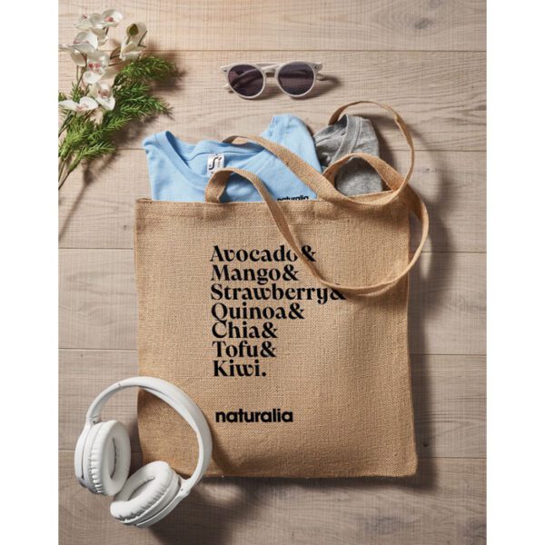 Bolsa de yute de asas largas ZOLANG - Imagen 5