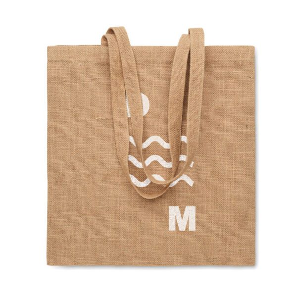 Bolsa de yute de asas largas ZOLANG - Imagen 4