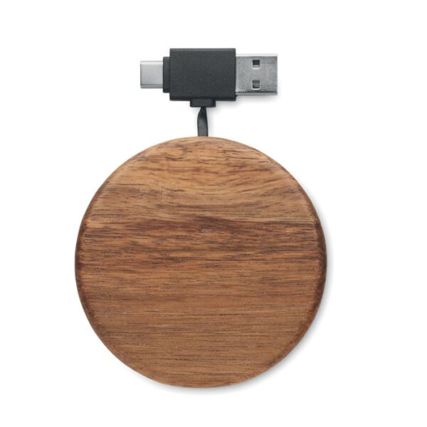 Cargador inalámbrico madera ACALESS - Imagen 3
