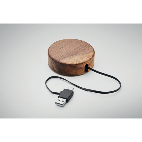 Cargador inalámbrico madera ACALESS - Imagen 6