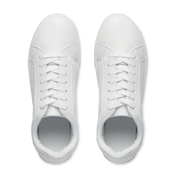 Zapatillas en PU talla 46 BLANCOS - Imagen 4