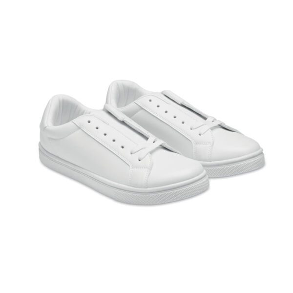 Zapatillas en PU talla 47 BLANCOS - Imagen 2