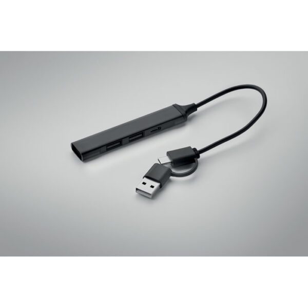 Hub  USB de 4 puertos 19 cm CURRENT - Imagen 7
