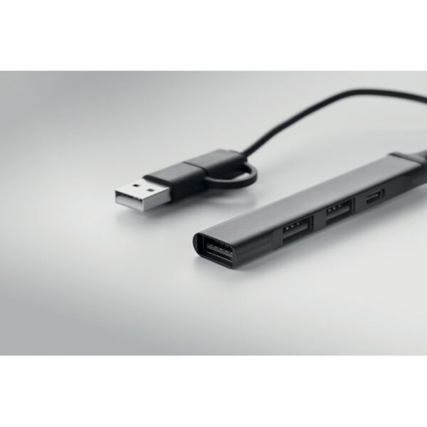Hub  USB de 4 puertos 19 cm CURRENT - Imagen 8