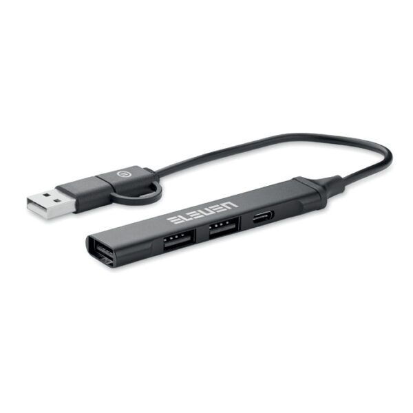 Hub  USB de 4 puertos 19 cm CURRENT - Imagen 4