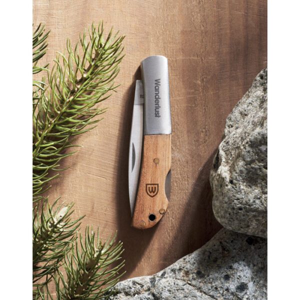 Cuchillo plegable de acacia SKARP - Imagen 6
