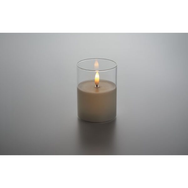 Vela cera LED soporte cristal XANDLE+ - Imagen 7
