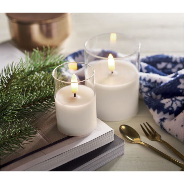 Vela cera LED soporte cristal XANDLE+ - Imagen 9