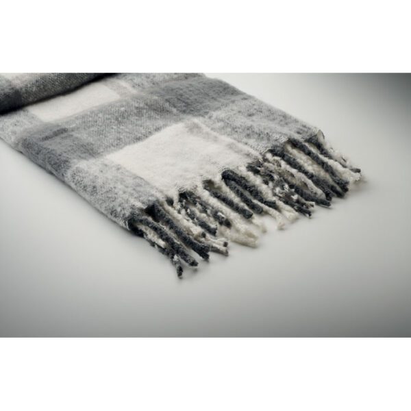 Manta de mohair a cuadros QUET - Imagen 6