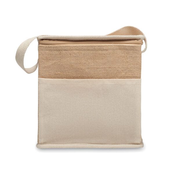 Bolsa nevera de yute y lona 3L LONA - Imagen 3