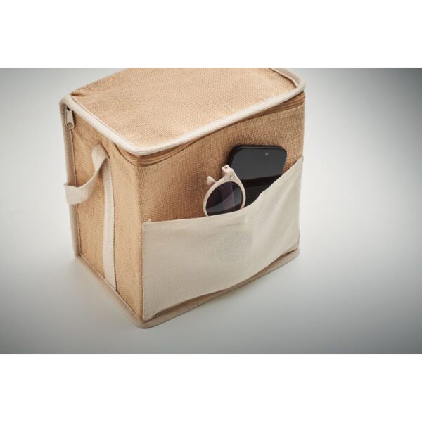 Bolsa nevera de yute y lona 3L LONA - Imagen 8