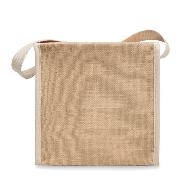 Bolsa nevera de yute y lona 3L LONA - Imagen 6