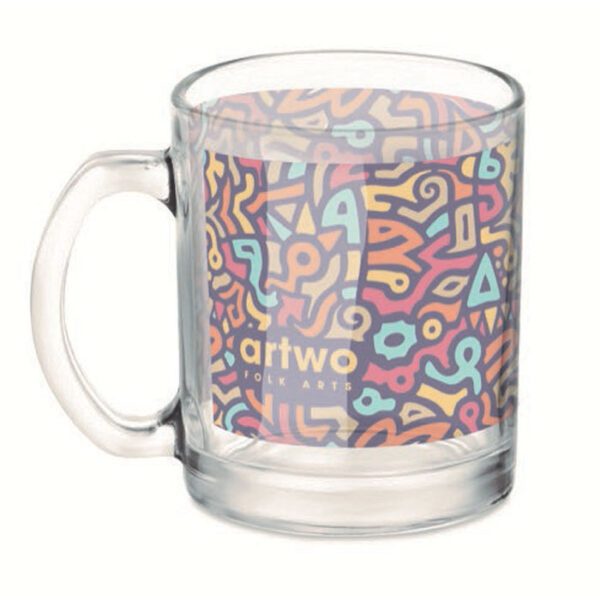 Taza cristal sublima. 300 ml SUBLIMGLOSS - Imagen 3