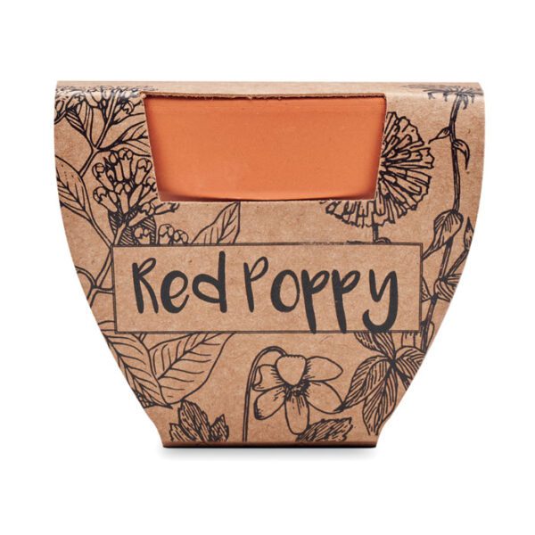 Juego de macetas de terracota RED POPPY - Imagen 3