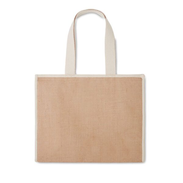 Bolsa nevera canvas y yute CAMPO DE GELI - Imagen 3