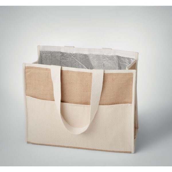 Bolsa nevera canvas y yute CAMPO DE GELI - Imagen 8