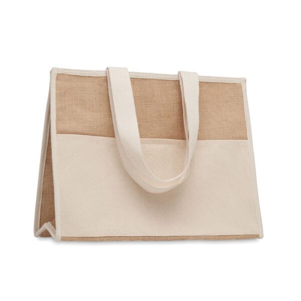 Bolsa nevera canvas y yute CAMPO DE GELI - Imagen 5