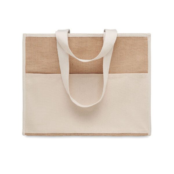 Bolsa nevera canvas y yute CAMPO DE GELI - Imagen 4