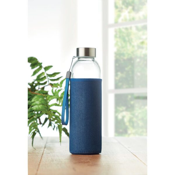 Botella cristal con funda 500ml UTAH DENIM - Imagen 5