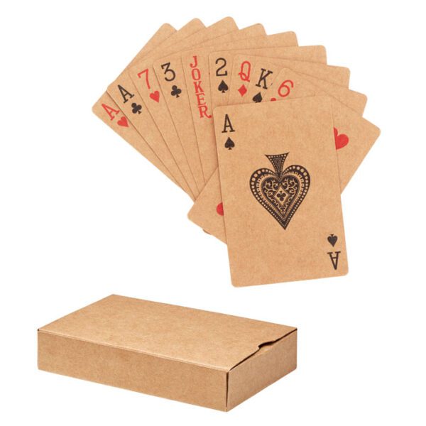 Baraja cartas papel reciclado ARUBA +