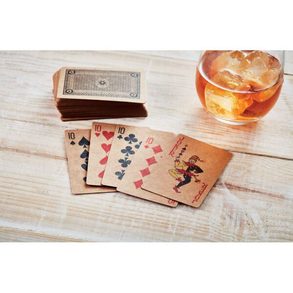 Baraja cartas papel reciclado ARUBA + - Imagen 7