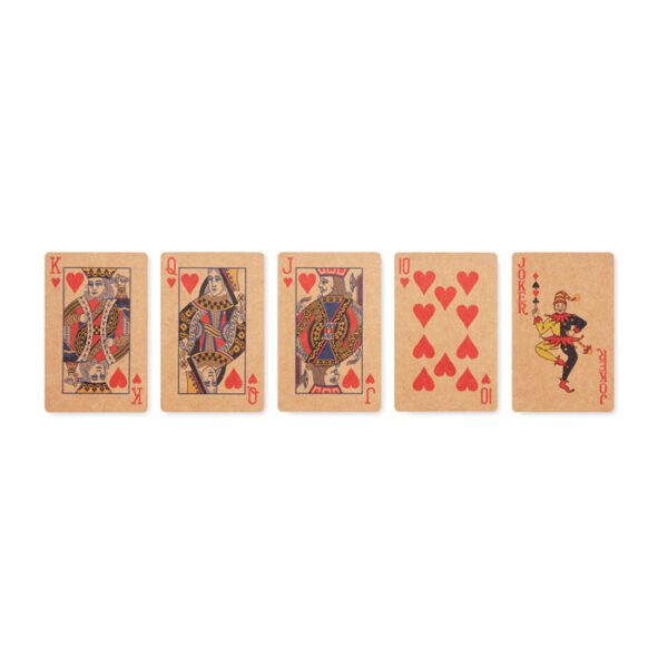 Baraja cartas papel reciclado ARUBA + - Imagen 8