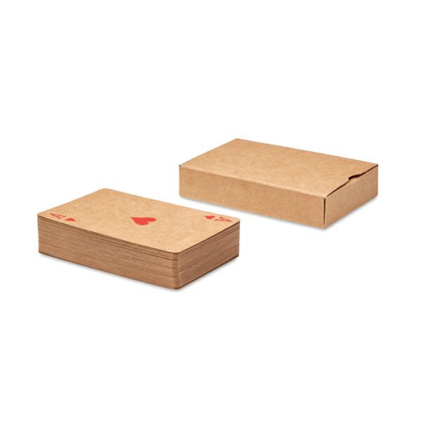 Baraja cartas papel reciclado ARUBA + - Imagen 4