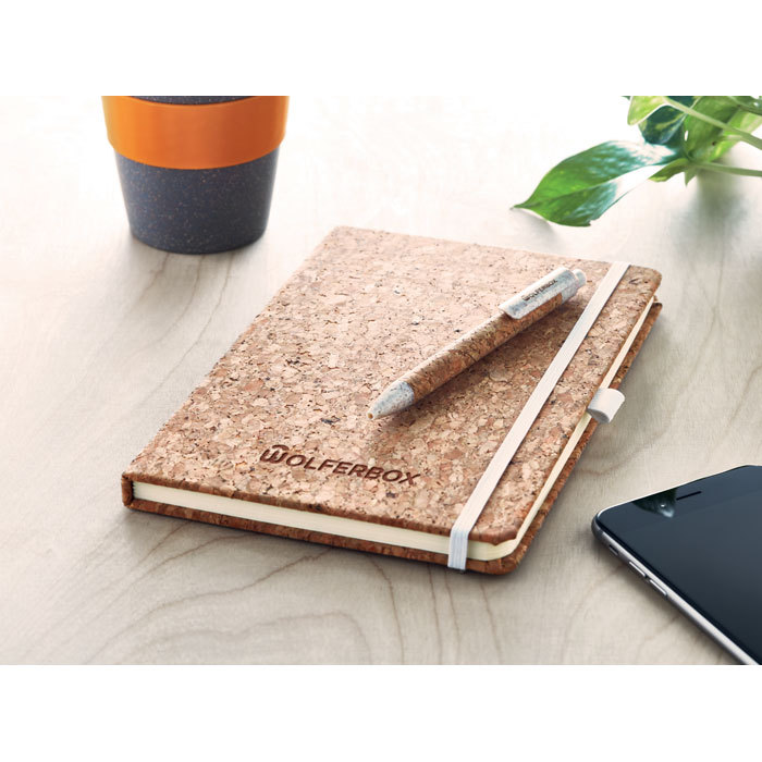 Set libreta bolígrafo corcho SUBER SET - Imagen 6