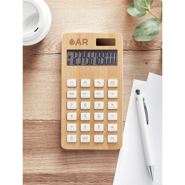 Calculadora bambú de 12 dígitos CALCUBIM - Imagen 5