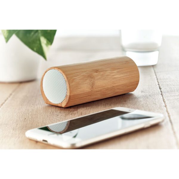 Altavoz bambú inalámbrico 2x5W SPEAKBOX - Imagen 8