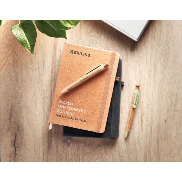 Libreta rayado PU reciclado A5 BAOBAB - Imagen 5