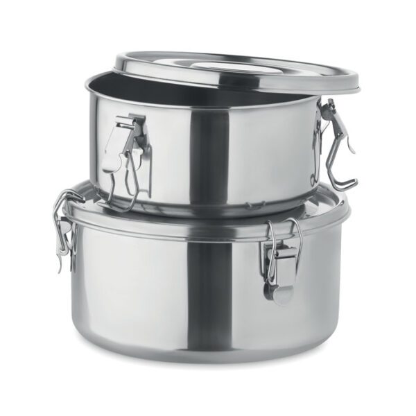Set fiambreras de acero inox. ELLES - Imagen 4