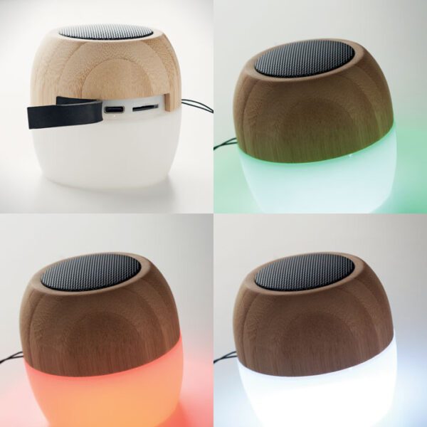 Altavoz bambú inalámbrico 5.0 CLEVELAND - Imagen 4