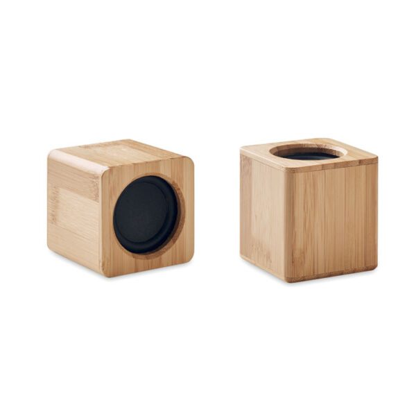 Juego de altavoces de bambú AUDIO SET - Imagen 4