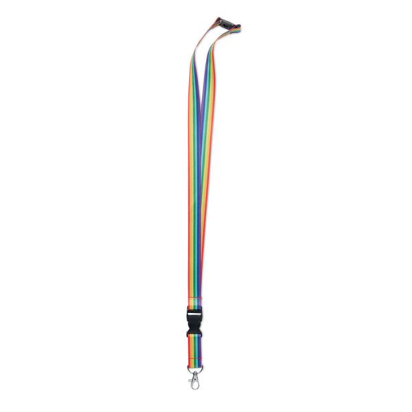 Lanyard RPET rainbow BOWYARD - Imagen 2
