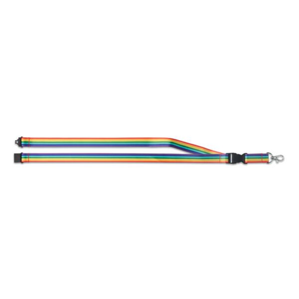 Lanyard RPET rainbow BOWYARD - Imagen 3