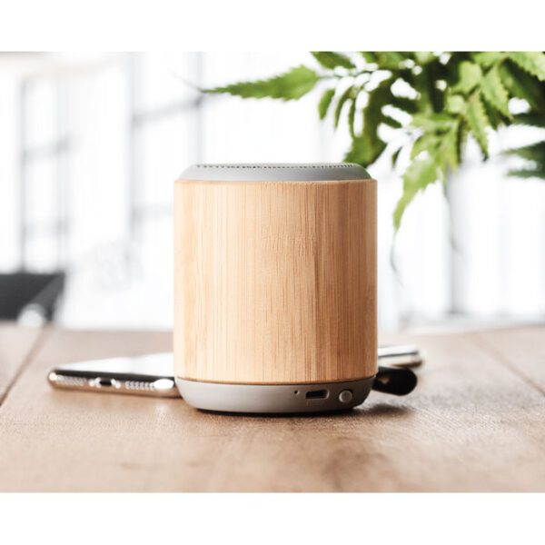 Altavoz inalámbrico bambú 5.3 RUGLI - Imagen 7