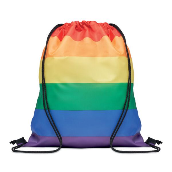Bolsa cuerdas rainbow de RPET BOW - Imagen 2