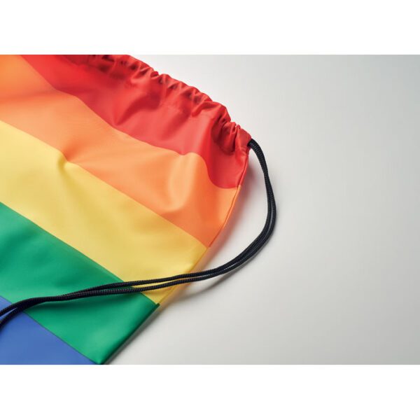 Bolsa cuerdas rainbow de RPET BOW - Imagen 3