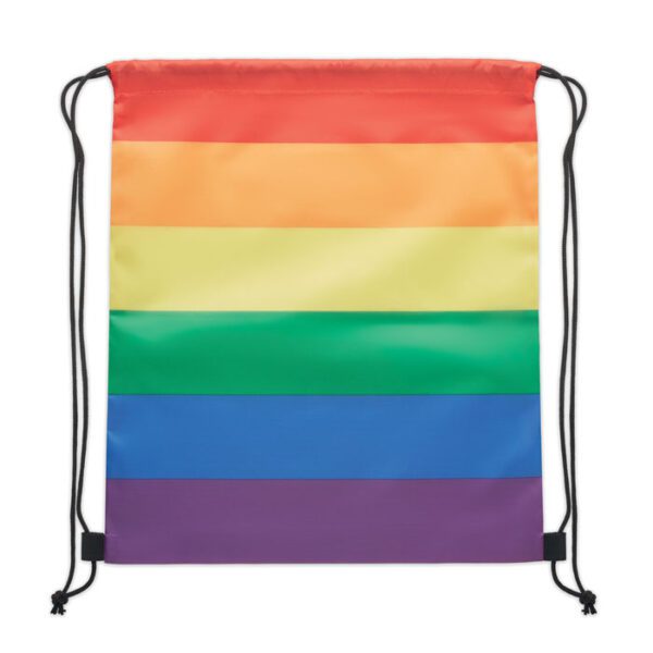 Bolsa cuerdas rainbow de RPET BOW - Imagen 4