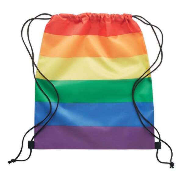 Bolsa cuerdas rainbow de RPET BOW - Imagen 5